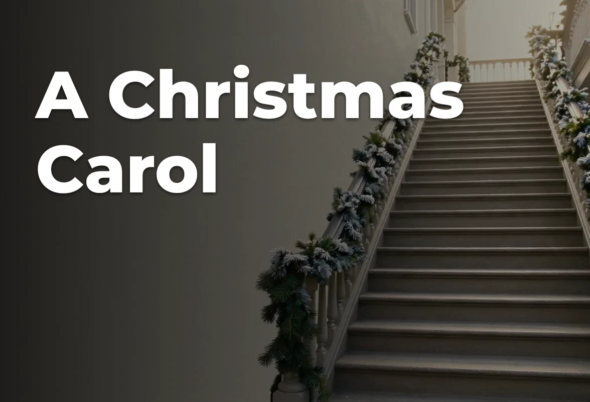 Concept artwork for A Christmas Carol; not official event artwork or a performer photograph