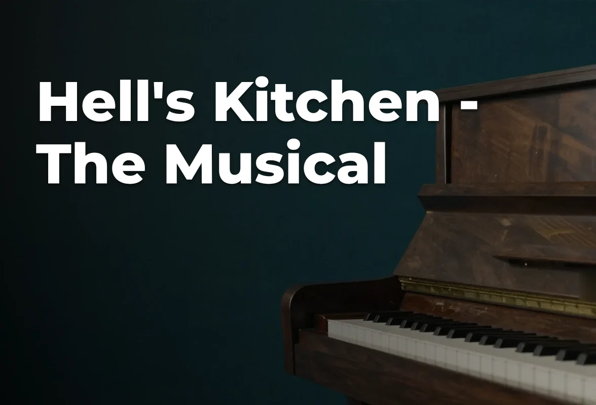 Concept artwork for Hell's Kitchen - The Musical; not official event artwork or a performer photograph