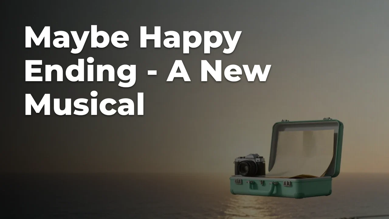 Concept artwork for Maybe Happy Ending - A New Musical; not official event artwork or a performer photograph