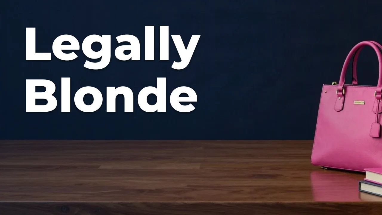 Concept artwork for Legally Blonde; not official event artwork or a performer photograph