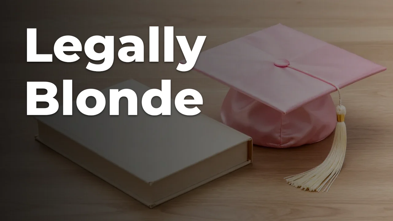 Concept artwork for Legally Blonde; not official event artwork or a performer photograph