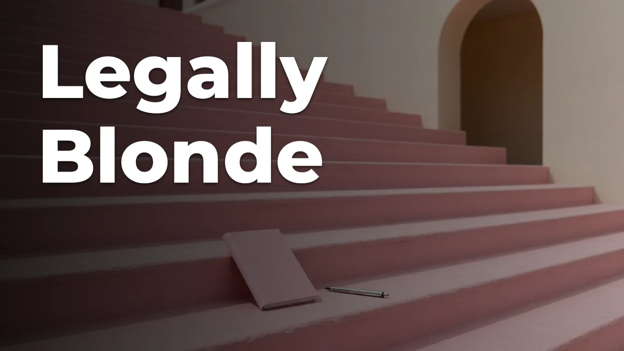 Concept artwork for Legally Blonde; not official event artwork or a performer photograph