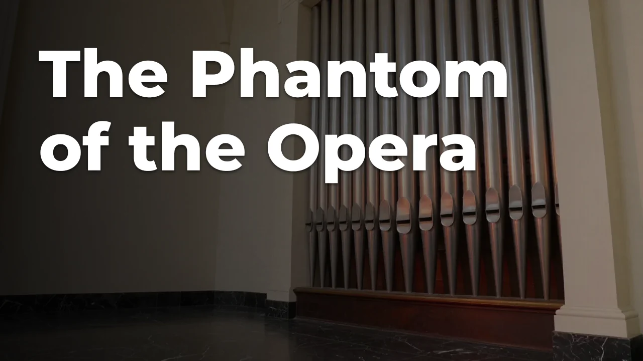 Concept artwork for The Phantom of the Opera; not official event artwork or a performer photograph