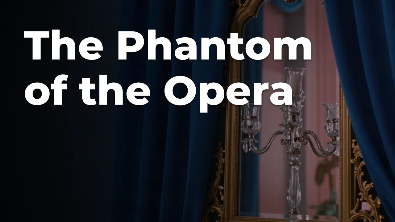 Concept artwork for The Phantom of the Opera; not official event artwork or a performer photograph