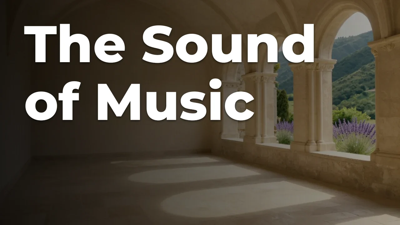 Concept artwork for The Sound of Music; not official event artwork or a performer photograph