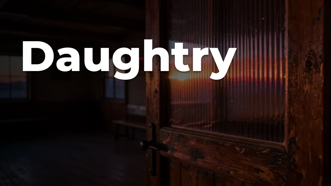 Concept artwork for Daughtry; not official event artwork or a performer photograph