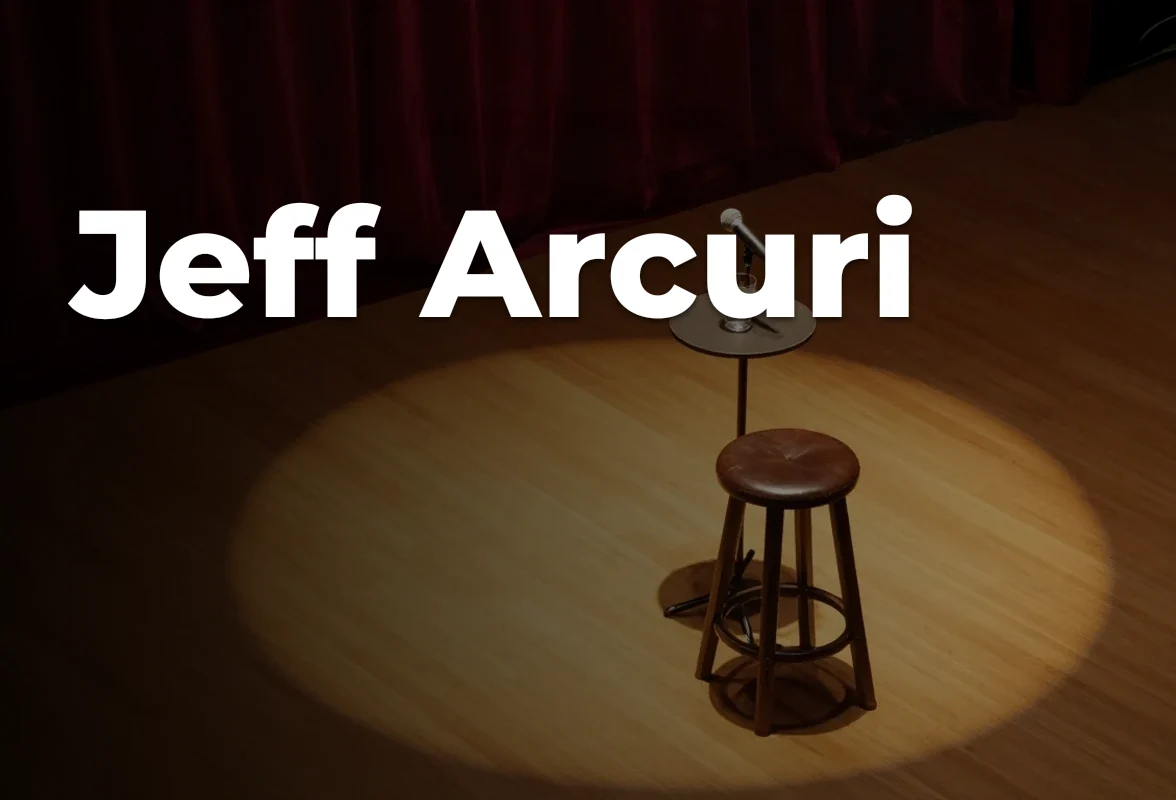 Concept artwork for Jeff Arcuri; not official event artwork or a performer photograph