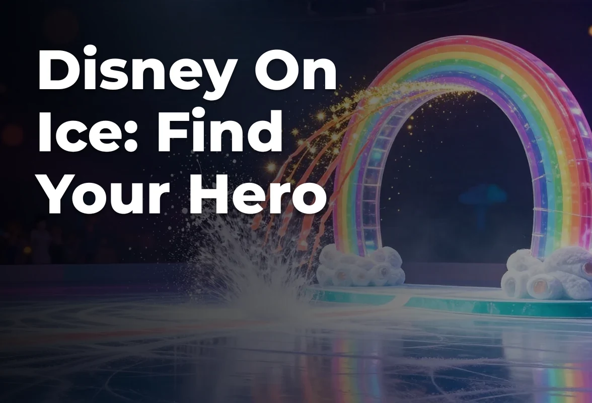 Concept artwork for Disney On Ice: Find Your Hero; not official event artwork or a performer photograph