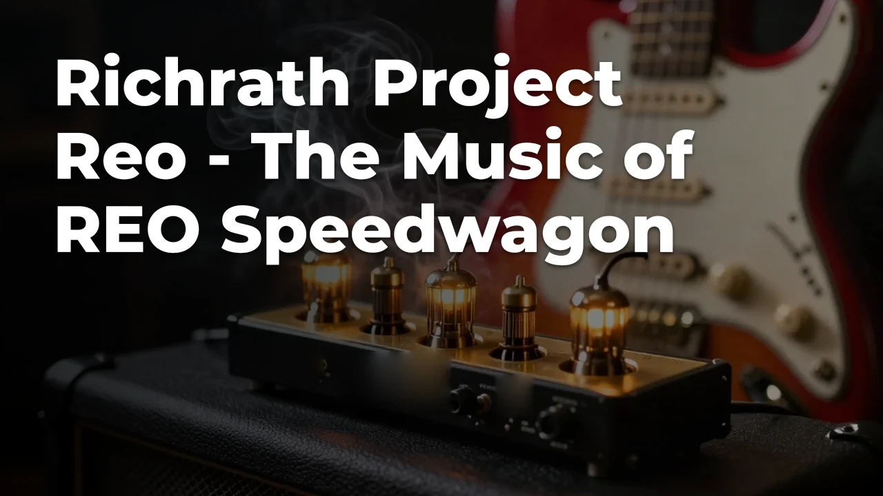 Concept artwork for Richrath Project Reo - The Music of REO Speedwagon; not official event artwork or a performer photograph