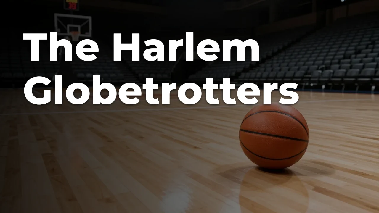 Concept artwork for The Harlem Globetrotters; not official event artwork or a performer photograph
