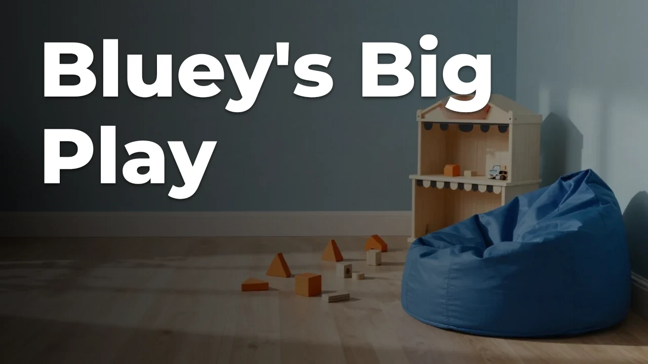 Concept artwork for Bluey's Big Play; not official event artwork or a performer photograph