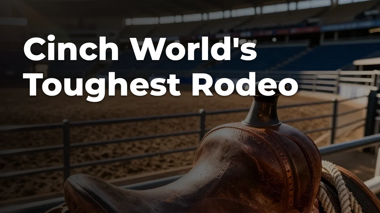 Concept artwork for Cinch World's Toughest Rodeo; not official event artwork or a performer photograph