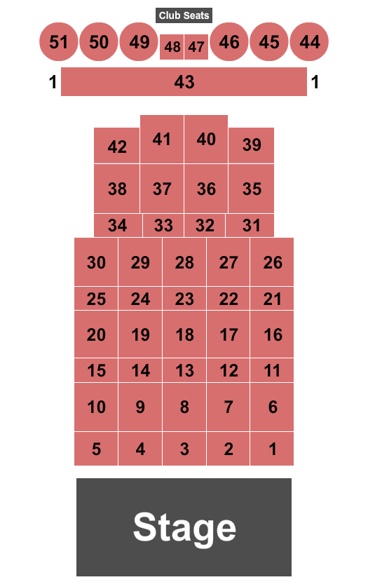TicketNetwork seating chart for An Irving Berlin White Christmas Revue at The Ingersoll