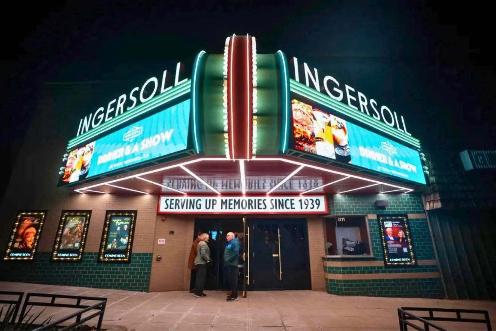 The Ingersoll’s restored marquee and entrance